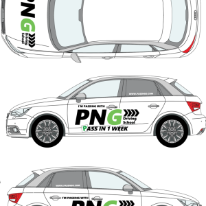 Car Signage - Option 1