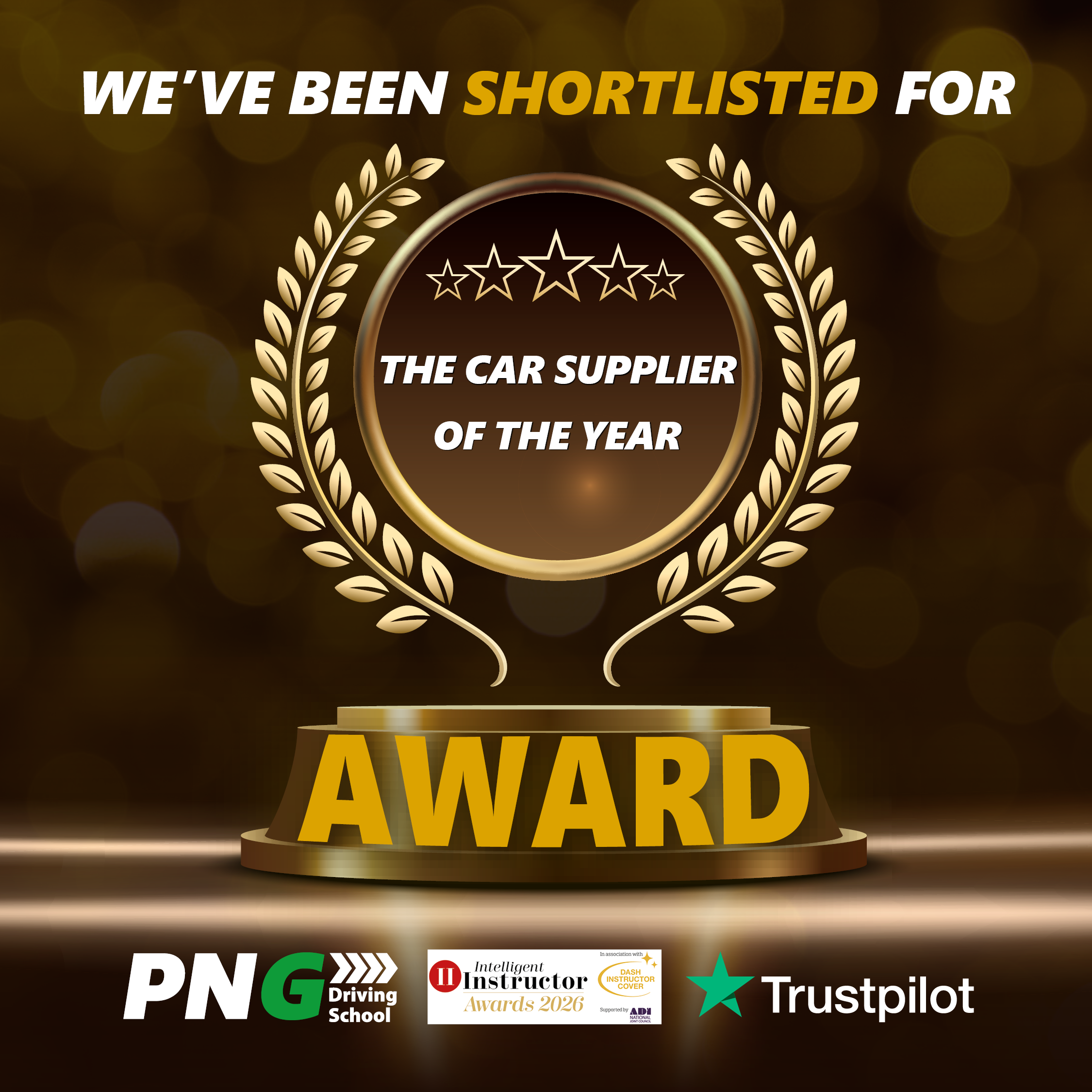 Car Supplier of the Year award graphic