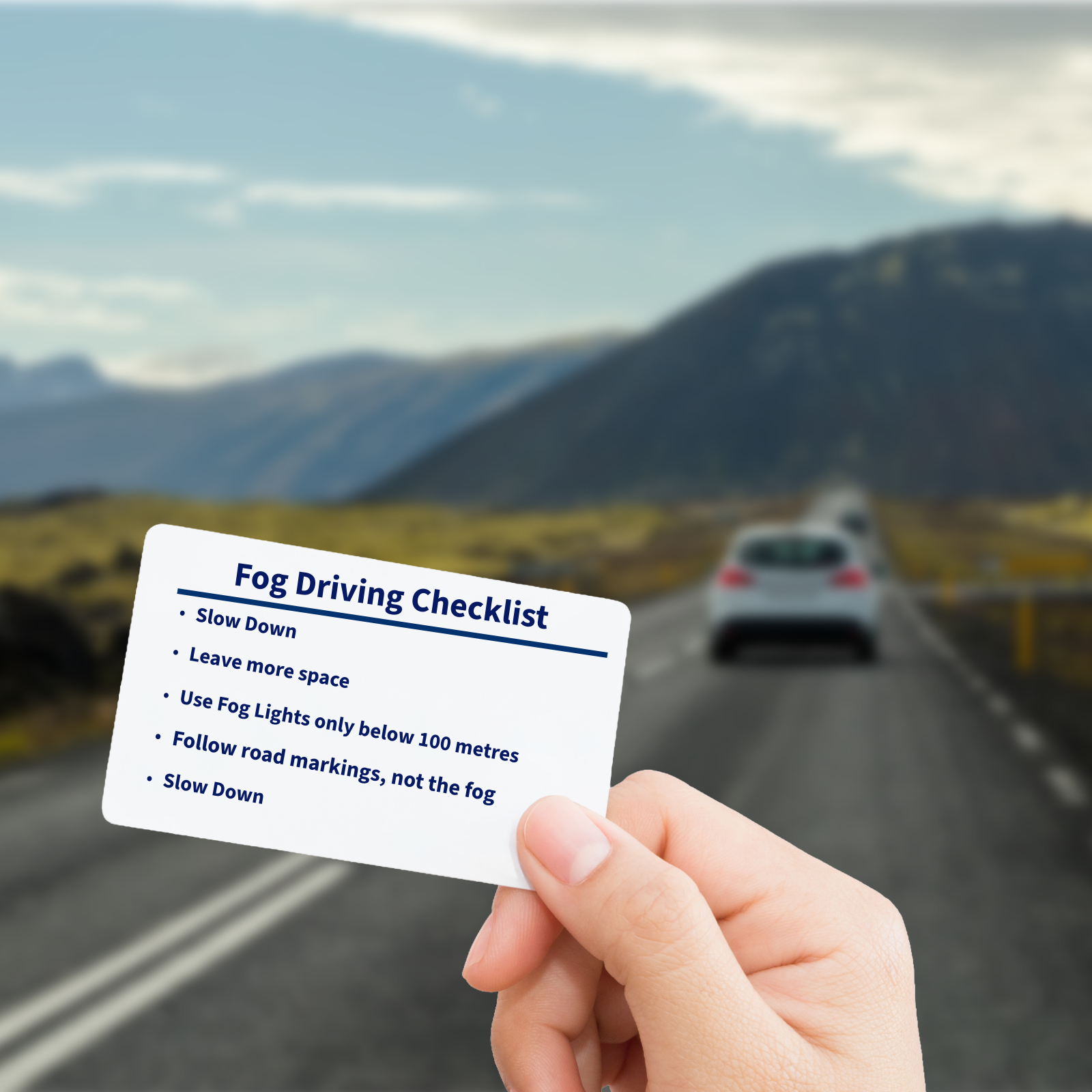 Common driver mistakes in foggy conditions