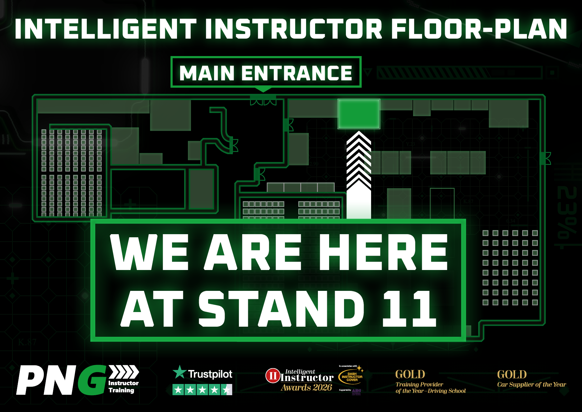 Official Intelligent Instructor Awards Floor Plan